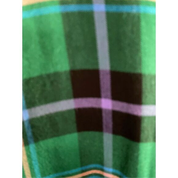 Splendid women’s green plaid, long sleeve, blouse, size extra small - Picture 3 of 4